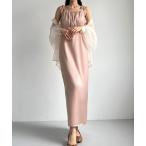 「Louere」 キャミソールワンピース MEDIUM ピンク レディース