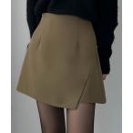 「Louere」 キュロット X-LARGE ダークベージュ レディース