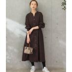 「URBAN RESEARCH ROSSO」 長袖ワンピース FREE ブラウン レディース