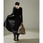 「SALON adam et rope'」 ドッキングワンピース FREE ブラック レディース