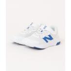 [New Balance] [KIDS] low cut спортивные туфли 19.0cm белый × голубой Kids 