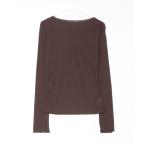 「MARW UNITED ARROWS」 長袖カットソー FREE ダークブラウン レディース
