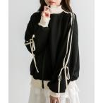 [OLIVE des OLIVE] джерси блузон FREE черный женский 