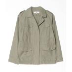 「NATURAL BEAUTY BASIC」 ミリタリージャケット MEDIUM グリーン レディース