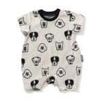 ベビー服 ロンパース 「リンク」パイルジャガードロンパス