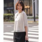 カーディガン 「冷房対策に」シアードライトリコット クルーネック カーディガン レディース