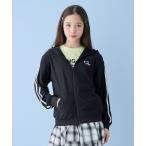 パーカー 袖ラインリボン薄手パーカー キッズ 子供服 女の子