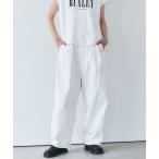  широкий брюки джинсы Denim Denim брюки [ минус 3*C Denim ] боковой линия barrel брюки женский 