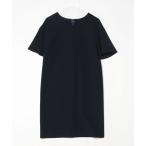 「NATURAL BEAUTY BASIC」 半袖ワンピース SMALL ネイビー レディース