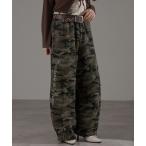 [apres jour mignon] тренировочный брюки SMALL хаки женский 