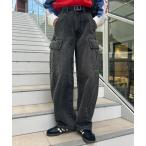 [RODEO CROWNS WIDE BOWL] брюки-карго SMALL черный женский 