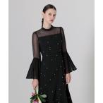 「Leja」 長袖ワンピース MEDIUM ブラック レディース