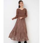 「NOELA」 ニットワンピース フリー ベージュ レディ
