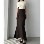 「Louere」 ロングスカート SMALL ブラウン レディース
