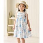 ワンピース サマープリントティアードワンピース＿アプレレクールマシェリ キッズ 子供服 女の子