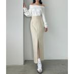 「Louere」 スカート SMALL アイボリー レディース