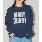 「PUBLUX」 スウェットカットソー「MARY QUANTコラボ」 フリ- ネイビー レディース