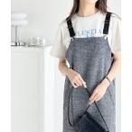 「classicalelf」 キャミソールワンピース LARGE グレー レディース