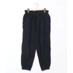 [Samansa Mos2] легкий брюки свободный черный женский 