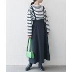 「SHIPS any」 ロングスカート 38 ネイビー レディース