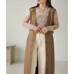「Bab」 ノースリーブワンピース M ベージュ レディース