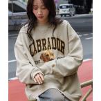 [Labrador Retriever] тренировочный cut and sewn L grayish бежевый мужской 