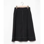 「UNITED ARROWS」 フレアスカート 38 ブラック レディース
