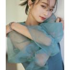 「RUIRUE BOUTIQUE」 長袖ワンピース LL ブルー レディース