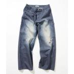 [FREAK'S STORE] painter's pants LARGE темно-синий мужской 