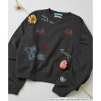「FREAK'S STORE」 スウェットカットソー「ANGEL BLUEコラボ」 フリ- スミクロ レディース