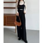 「callautia」 セットアップ LARGE ブラック レディース
