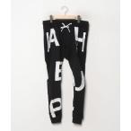 [1PIU1UGUALE3 RELAX ] тренировочный брюки L черный мужской 