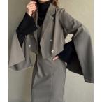 「junoah」 キャミソールワンピース MEDIUM グレー レディース