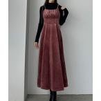 「Louere」 キャミソールワンピース SMALL ブラウン系その他 レディース