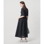 ワンピース フィット＆フレア シアー ドット ワンピース ‐ウォッシャブル‐