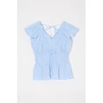 ブラウス シャツ WRINKLE RUFFLE SLEEVE ブ