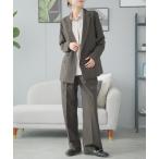  церемония костюм выставить [...] Tec linen двойной жакет tuck широкий выставить женский 