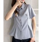 ブラウス シャツ 「Ada.別注 U.S. POLO ASSN.」ペプラム 半袖 シャツ  レディース