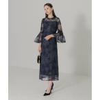 「Leja」 7分袖ワンピース MEDIUM ブルー レディース
