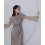 「Leja」 コンビワンピース SMALL グレー レディース