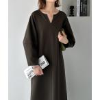 「classicalelf」 長袖ワンピース X-LARGE アッシュブラウン レディース