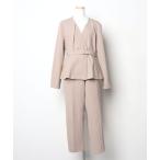 「RUIRUE BOUTIQUE」 セットアップ LL グレイッシュベージュ レディース