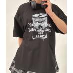 tシャツ チュニック丈 グラフィックカットソー 半袖 Ｔシャツ レディース