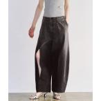 ワイドパンツ ジーンズ デニム デニムパンツ WIDE LEG SLIT DEN