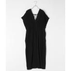 マタニティ 「産前・産後対応」マタニティ／シャーリングVワンピース　668367