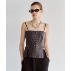  tube top bare top ARMURE ZIP BUSTIER/a- шлепанцы Zip бюстье 