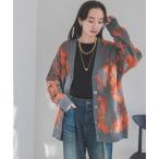 「JEANASIS」 ニットカーディガン FREE グレー レディース
