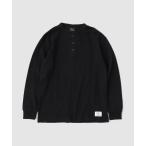 tシャツ ALPHA INDUSTRIES / アルファ インダストリーズ HONEYCOMB WAFFLE LS HENL メンズ