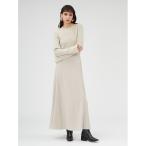 「FRAY I.D」 長袖ワンピース ONE SIZE ベージュ レディース