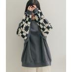 「niko and...」 スウェットカットソー MEDIUM チャコール レディース